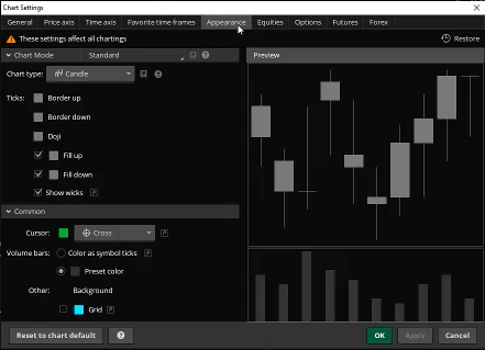 Chart colors walk through 