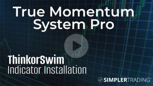 True Momentum TOS Installation indicator Thinkorswim