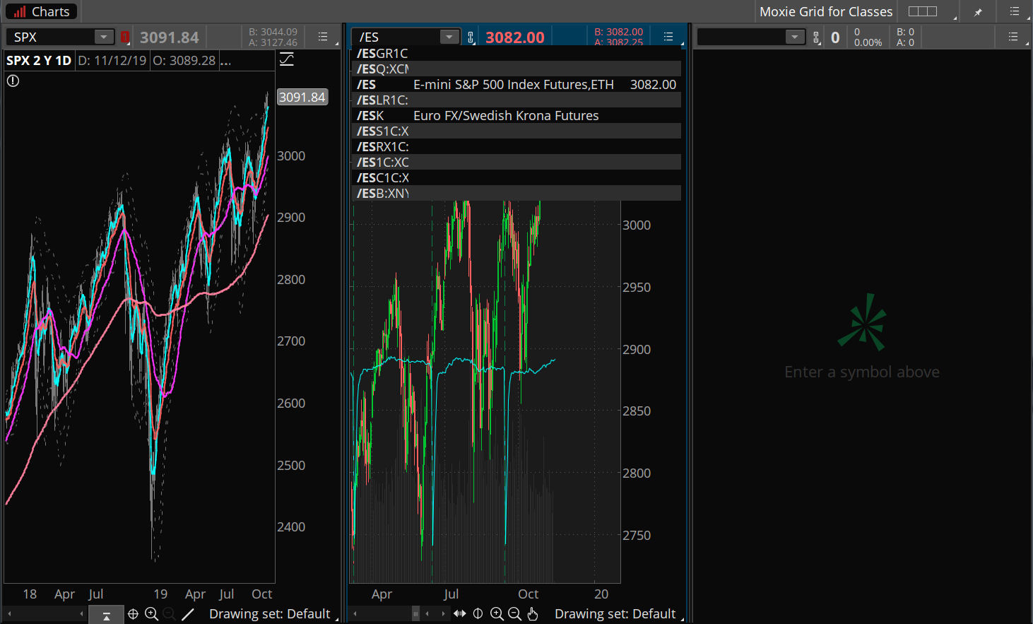 Adding ticker symbol